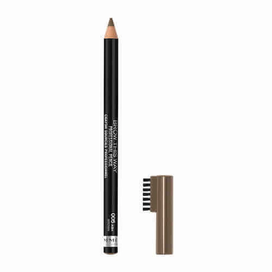 Rimmel Brow This Way Professional Eyebrow Pencil 005 Ash Brown: цены и характеристики