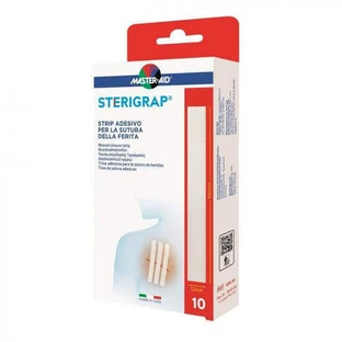 Sterigrap Master-Aid Раневий шовний матеріал Sterigrap Master-Aid, що розсмоктується, 100 x 12 мм, 6 штук, Pietrasanta Pharma