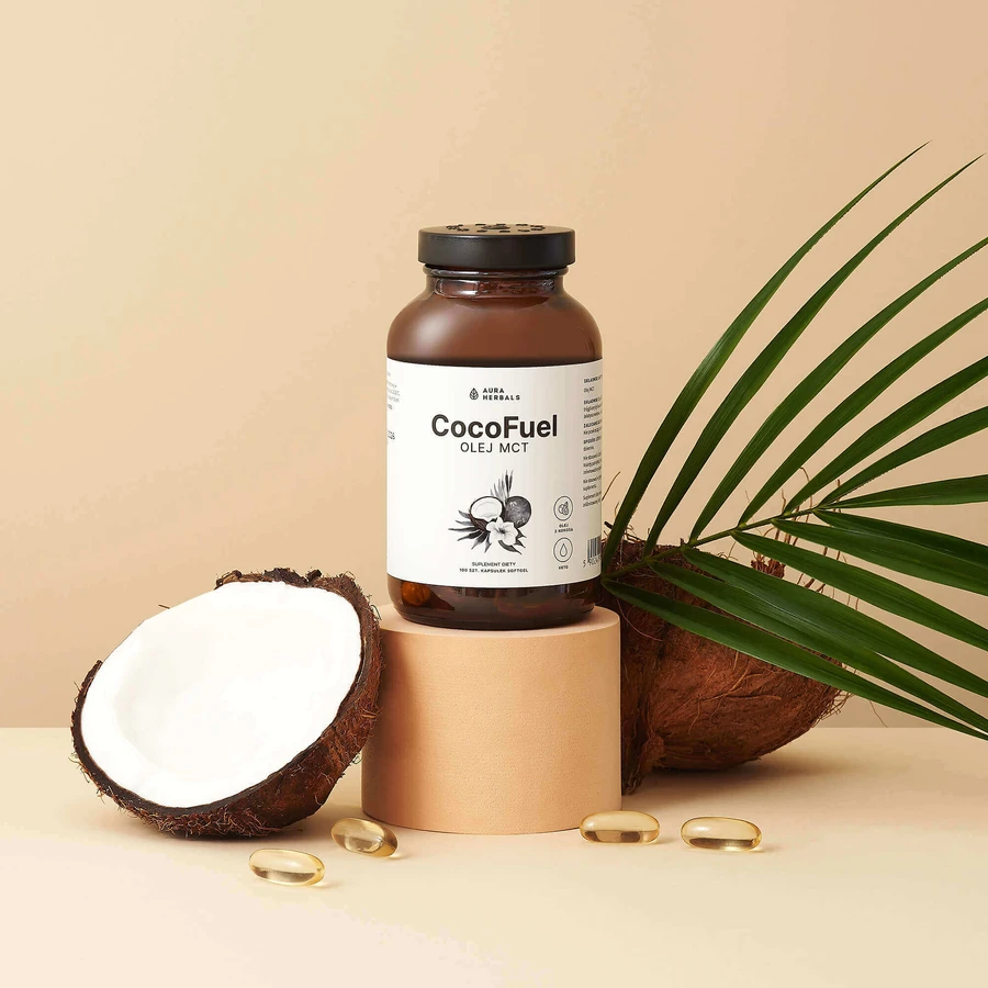 Coco Fuel MCT Oil - 2000 мг - 100 капсул me Aura Herbals: цены и характеристики