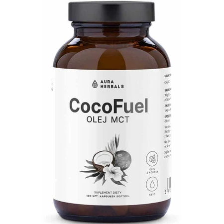 Coco Fuel MCT Oil - 2000 мг - 100 капсул me Aura Herbals: цены и характеристики
