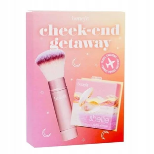 Benefit Cheek-End Getaway set fard de obraz pudră moale 6g + pensulă de machiaj multi-tasking