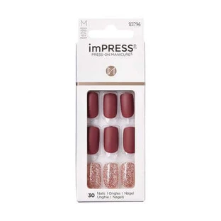 Накладні нігті Impress, Hero Medium Squoval, Kiss