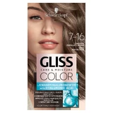 Краска для волос Schwarzkopf Gliss Color Cool Ash Blonde 7-16, холодный пепельный блондин
