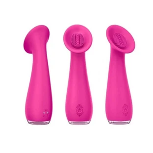 S-Hande Sunflower Vibrator multifuncțional iluminat cu 9 moduri de vibrație Red Rose