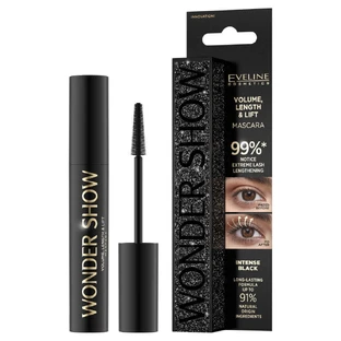 Туш для вій Eveline Cosmetics Wonder Show, туш для вій alungire și ridicare, 7 мл