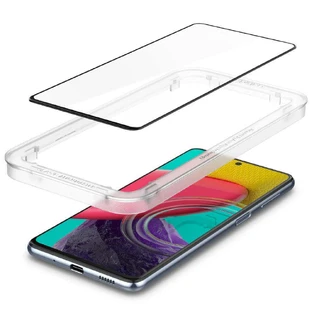 Скло захисне Spigen ALM Glass FC для Samsung Galaxy M53 5G - чорне