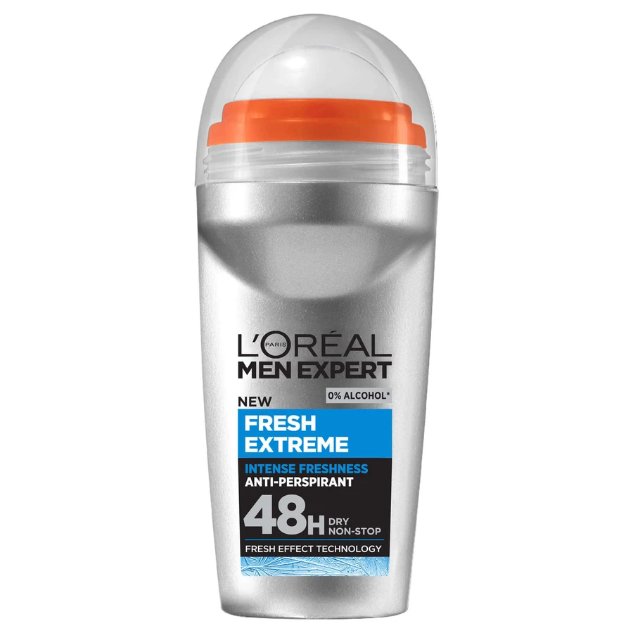 Мужской антиперспирант ролл-он Fresh Extreme Men Expert, 50 мл, Loreal Paris: цены и характеристики