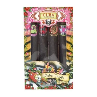 Apă de parfum Cuba Original Cuba Jungle Snake + Apă de parfum Tiger + Apă de parfum Zebra + Apă de parfum Heartbreaker, 4x35 мл