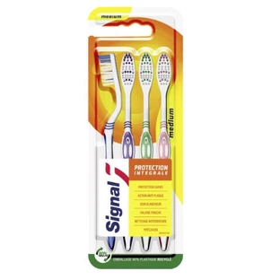 Periuță de dinți Signal Integral Protection Medium, 4 bucăți