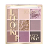 Eveline Cosmetics Look Up Paletă de 9 farduri de ochi Let's Try, 10.8 г