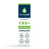 Конопляное масло с 2000 мг CBD, 500 мг CBDA, 500 мг CBGA, 10 мл, HempAID