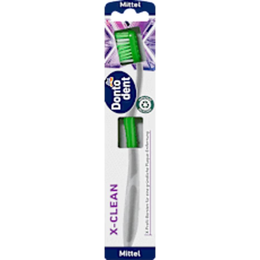 Зубна щітка Dontodent X-clean medium, 1 шт.: ціни та характеристики