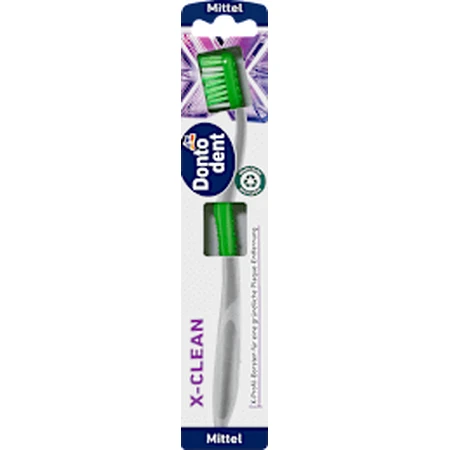 Зубна щітка Dontodent X-clean medium, 1 шт.: ціни та характеристики