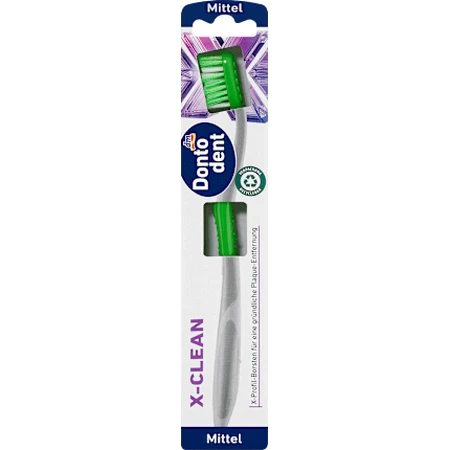 Зубна щітка Dontodent X-clean medium, 1 шт.: ціни та характеристики