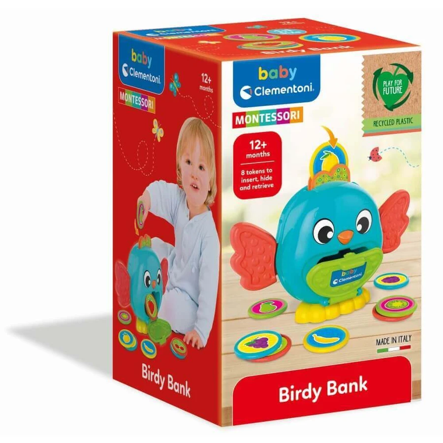 Кукла Монтессори Baby Bird Activity Doll, 12 месяцев+, Clementoni: цены и характеристики
