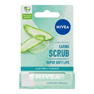 Скраб для губ з алое вера Nivea Lip Care, 4,8 г