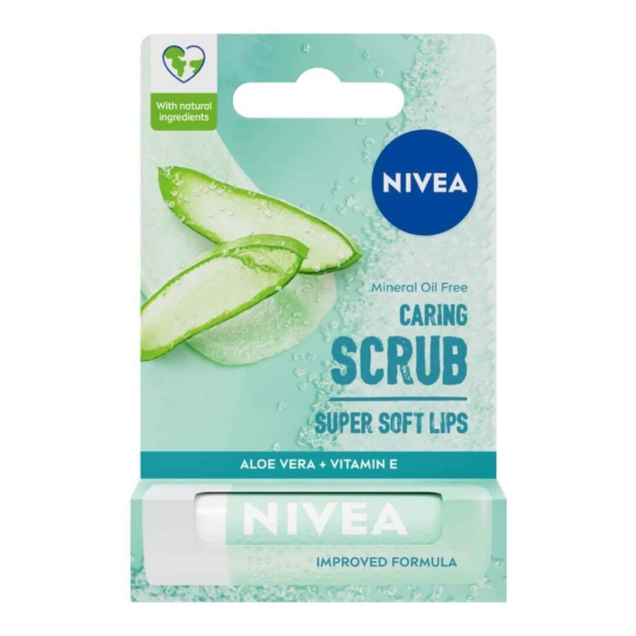 Скраб для губ з алое вера Nivea Lip Care, 4,8 г: ціни та характеристики