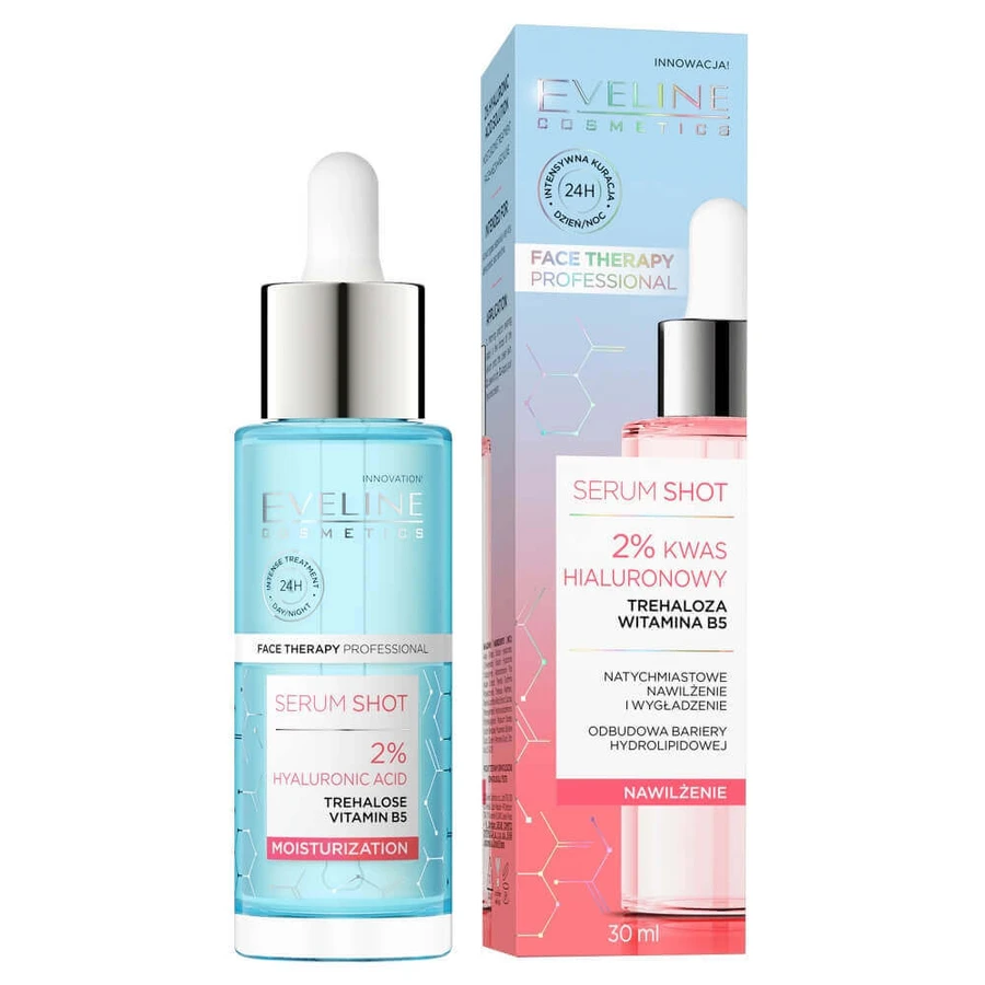 Eveline Cosmetics Face Theraphy Professional Serum Shot 2% кислота гиалуроновая, 30 мл: цены и характеристики