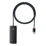 Baseus Lite Series USB-A HUB la адаптер 4xUSB-A 3.0 5Gb/s negru (WKQX030101)