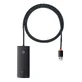Baseus Lite Series USB-A HUB la адаптер 4xUSB-A 3.0 5Gb/s negru (WKQX030101)