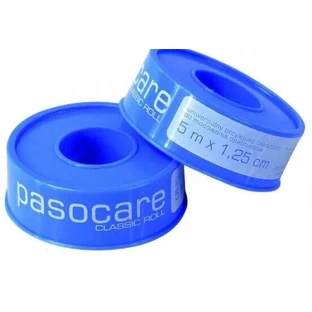 Пластир Pasocare, тканинний у рулоні, 5 м х 1,25 см, класичний рулон, 1 шт.