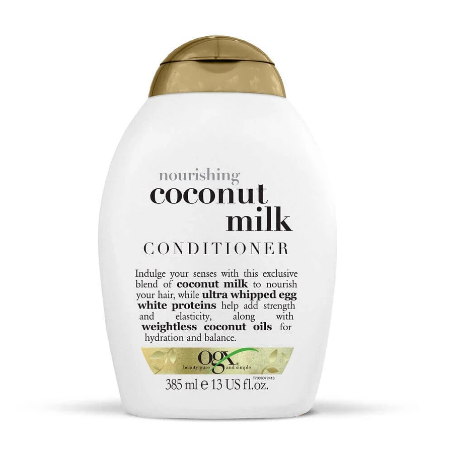 OGX Питательный бальзам-кондиционер + кокосовое молоко hidratant cu lapte de cocos, 385 мл: цены и характеристики