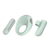 Dream Toys Glam 3-в-1 Play Kit Вибратор Bullet + inel de erecție + capac pentru degete Mentă