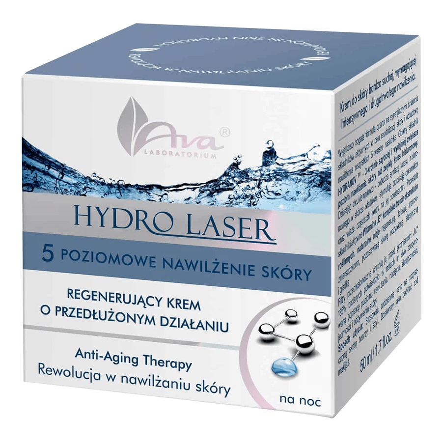 AVA Hydro Laser Регенерирующий ночной крем с продолжительным эффектом, 50 мл: цены и характеристики