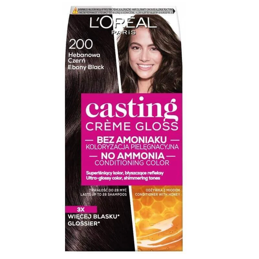L oreal Casting Colour 200 Ebony Black: ціни та характеристики