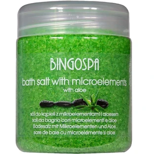 BingoSpa Sare de baie cu oligoelemente și aloe vera, 550 г