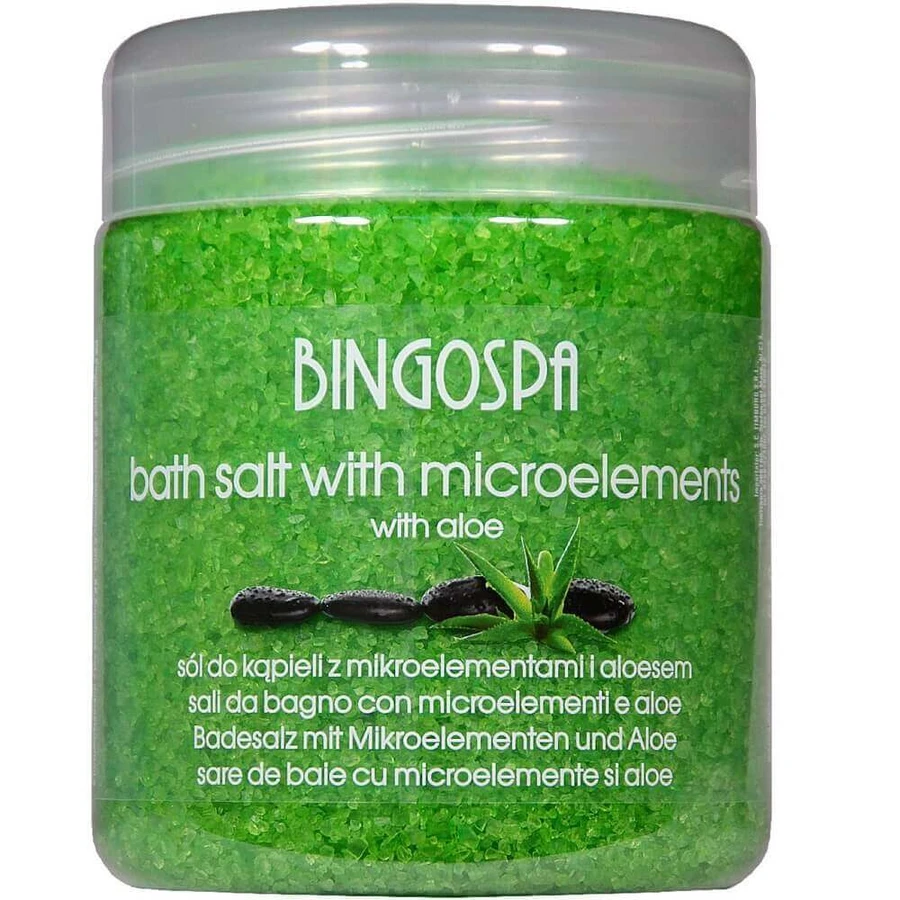 BingoSpa Sare de baie cu oligoelemente și aloe vera, 550 г: ціни та характеристики