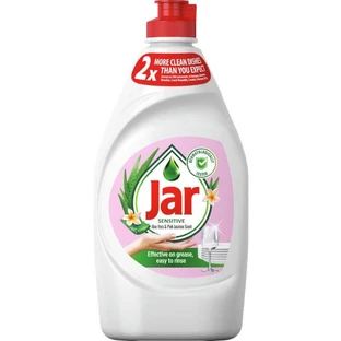 Банка Sensitive Aloe amp; Jasmin roz lichid de spălat vase, 450 мл