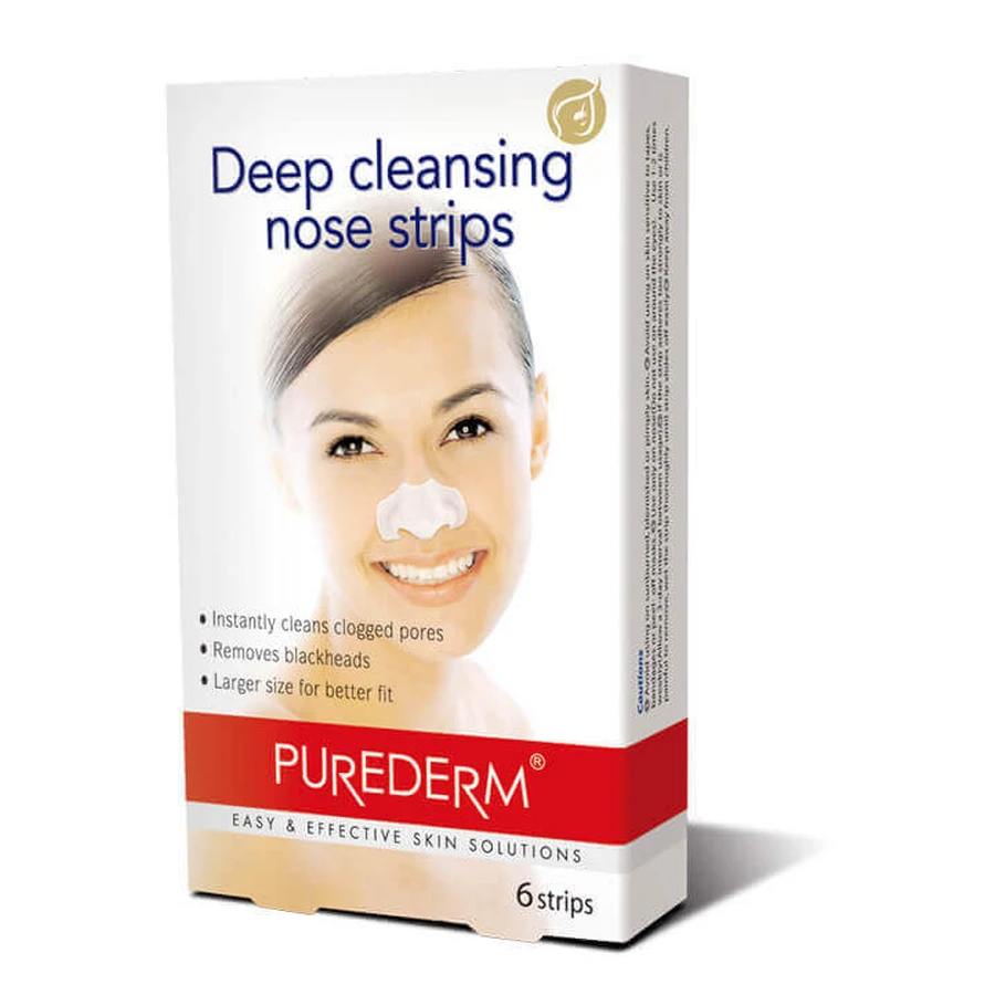 Purederm Глубоко очищающие полоски для носа, 6 bucăți: цены и характеристики