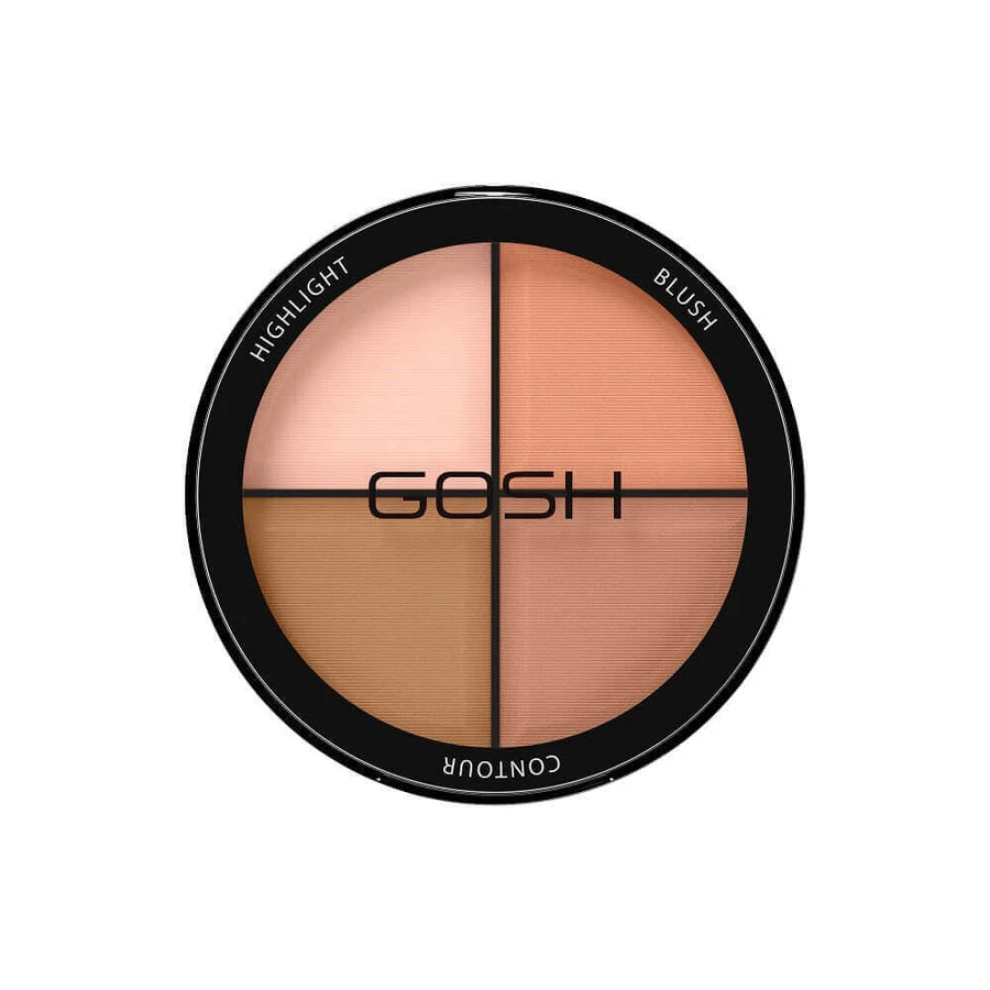 Палітра для контурів Gosh Contour´n Strobe Kit Contouring Palette 001 Light, 15 г: ціни та характеристики