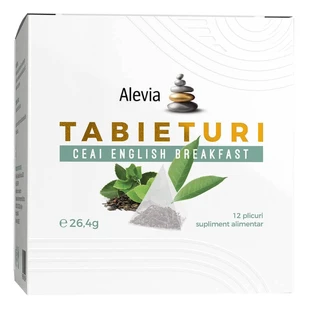 Англійський чай до сніданку Tabieturi, 12 пакетиків, Alevia