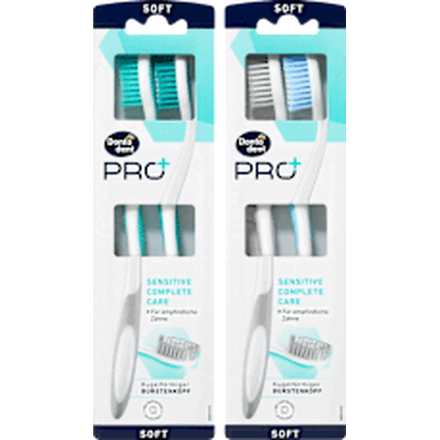 Dontodent PRO+ Зубна щітка Pro+ Sensitive Complete Care, 2 шт.: ціни та характеристики