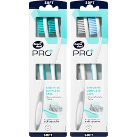 Dontodent PRO+ Зубна щітка Pro+ Sensitive Complete Care, 2 шт.: ціни та характеристики