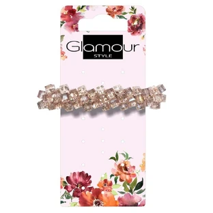 Clemă de păr automată Glamour cu cristale