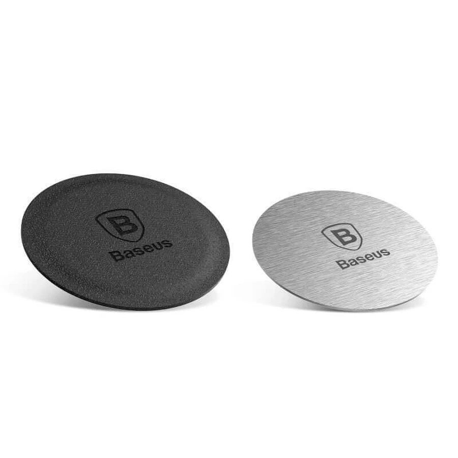 Baseus Magnet Iron Suit plăci pentru suporturi magnetice autoadezive - argintiu și negru (2 buc).: цены и характеристики