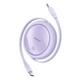 Baseus Free2Draw Mini USB-C - USB-C 100W cablu prelungitor 1m - фіолетовий