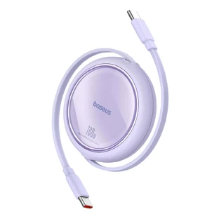 Baseus Free2Draw Mini USB-C - USB-C 100W cablu prelungitor 1m - фіолетовий