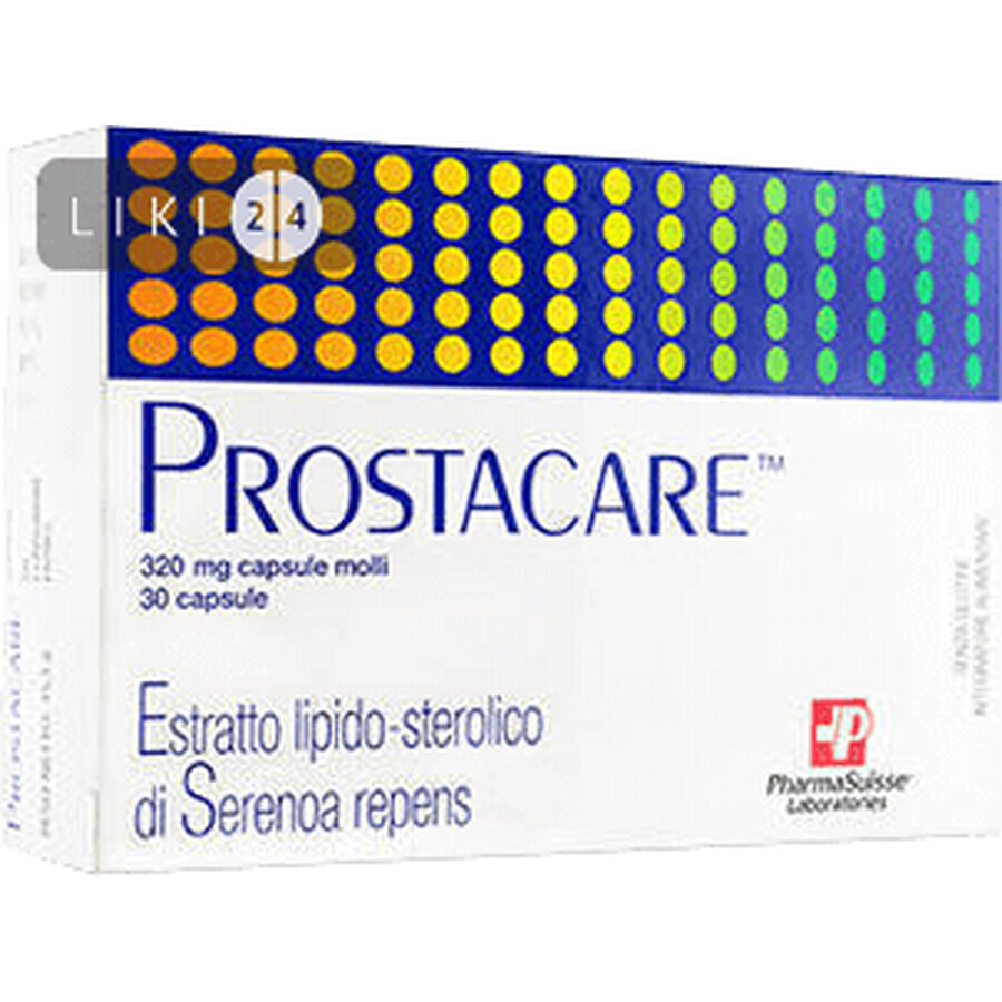 Prostacare капсулы, №30: цены и характеристики