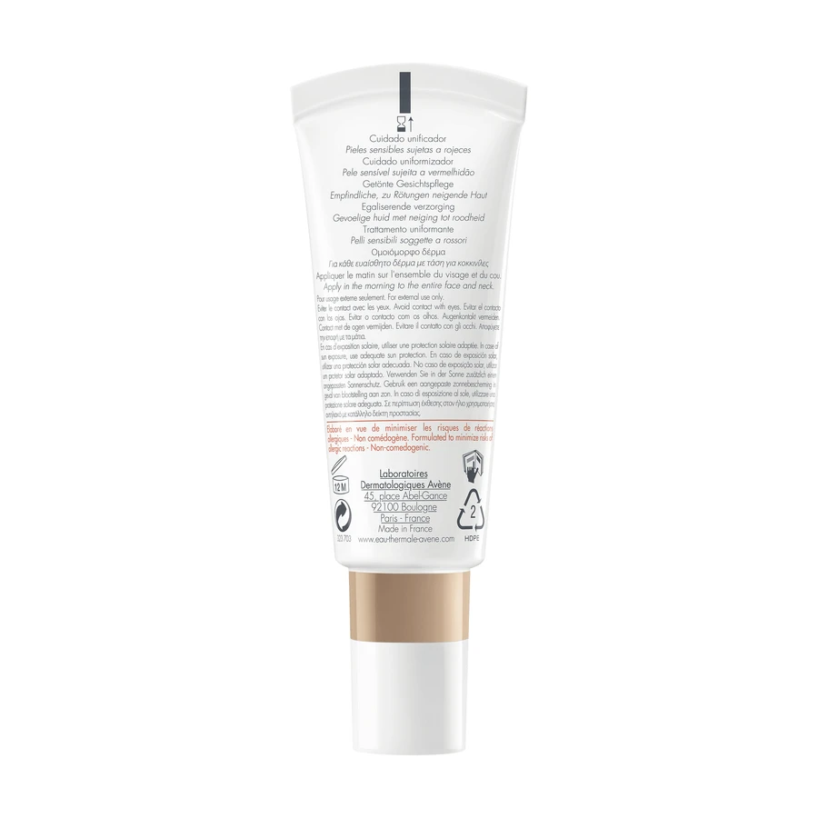 Avene Antirougeurs Unify, цветной выравнивающий уход, чувствительная и склонная к покраснениям кожа, SPF 30, 40 мл: цены и характеристики