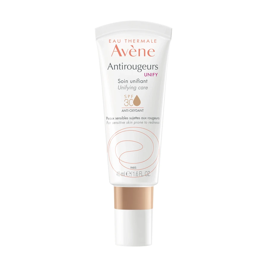 Avene Antirougeurs Unify, цветной выравнивающий уход, чувствительная и склонная к покраснениям кожа, SPF 30, 40 мл: цены и характеристики