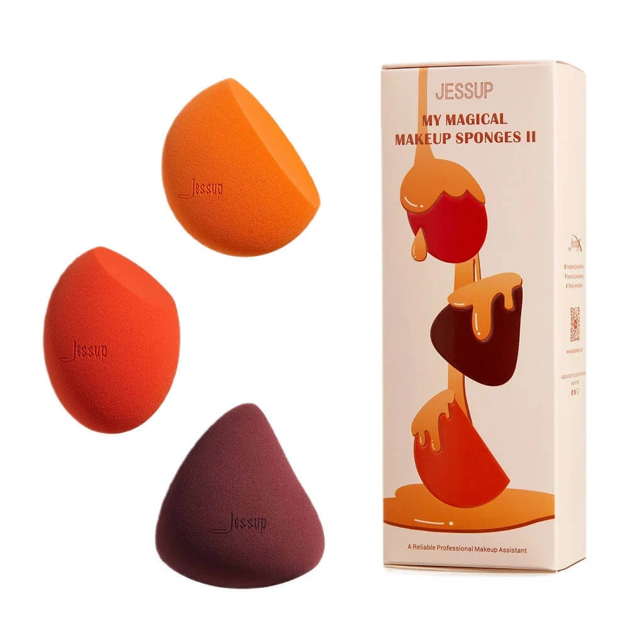 Спонжі для макіяжу Jessup My Magical Makeup Sponges II bureți de machiaj, 3 bucăți: ціни та характеристики