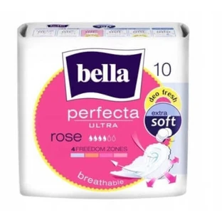 Bella Perfecta Ultra Rose Sanitary Pads, 10 шт - длительный срок использования!