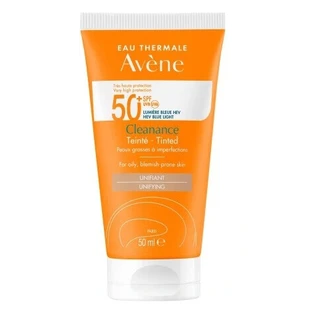 Avene, Крем для вмивання з ефектом відбілювання SPF 50+, 50 мл