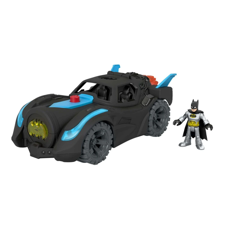 Світлові та звукові ефекти Imaginext DC Super Friends Бетмобіль, 3 роки+, Fisher Price: ціни та характеристики