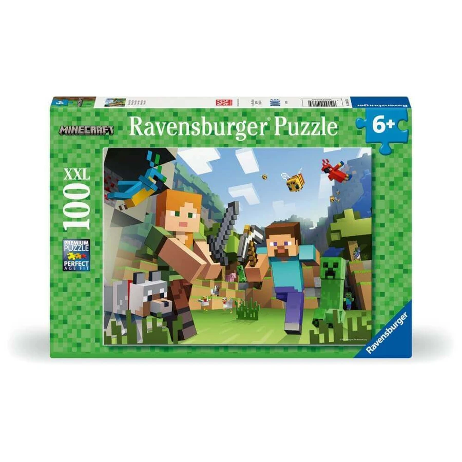 Пазл Minecraft, 6 років+, 100 деталей, Ravensburger: ціни та характеристики
