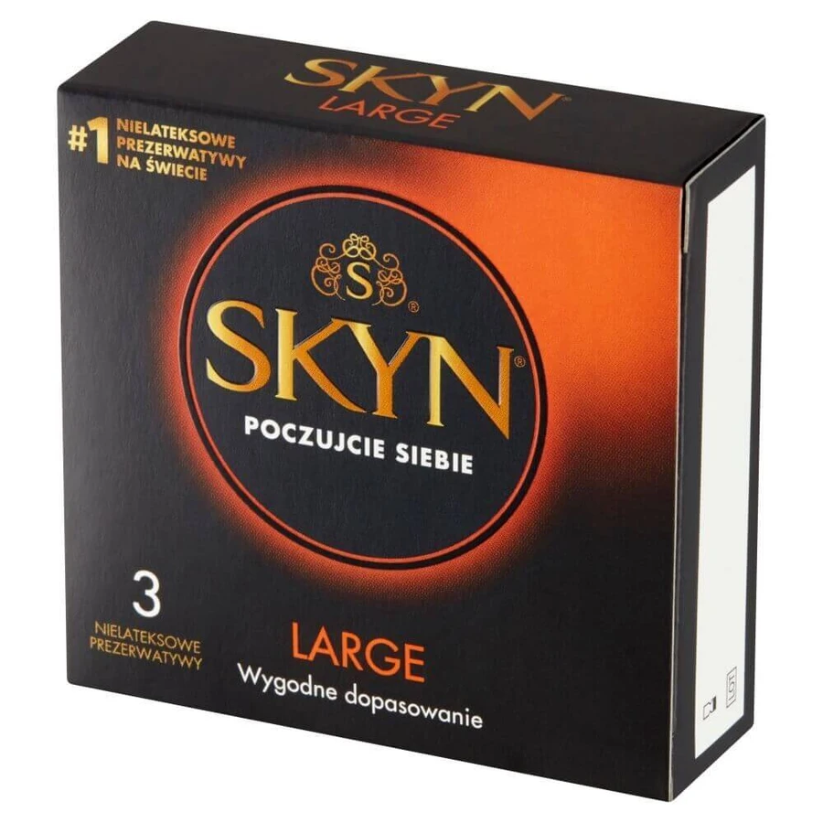 Презервативи Unimil Skyn Large без латексу, 3 шт.: ціни та характеристики